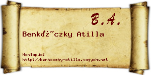 Benkóczky Atilla névjegykártya